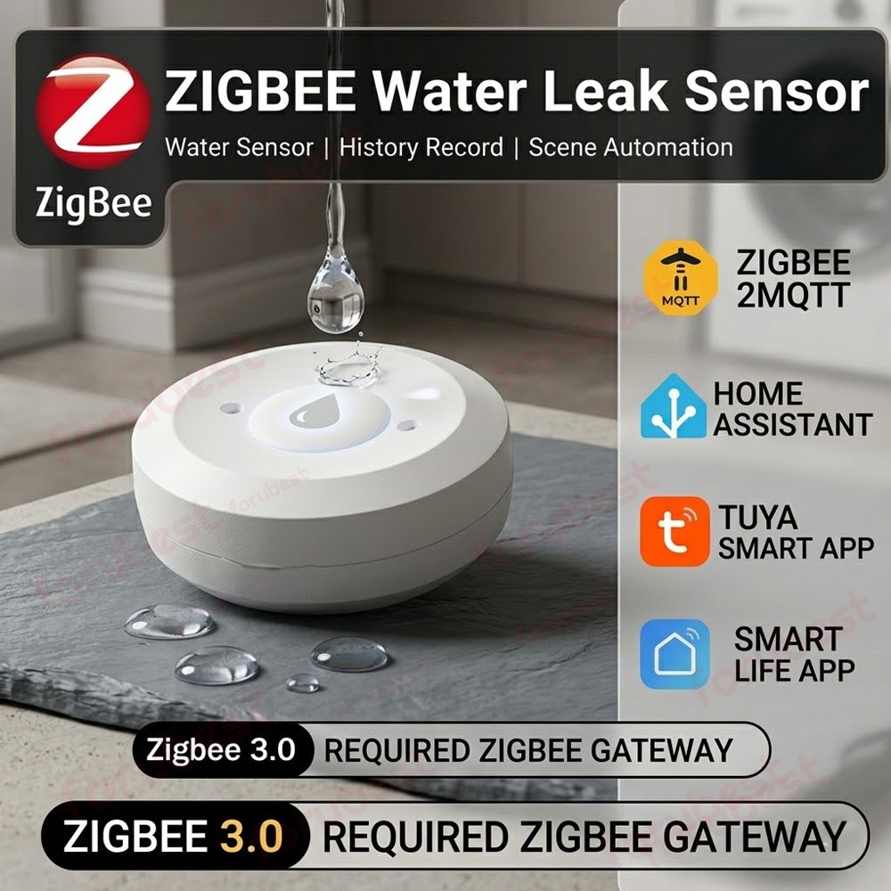 Kitchen Appliances Video - Zigbee Water Sensor Leak Flood Detector