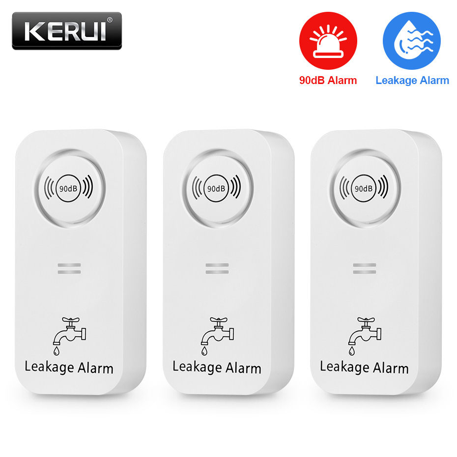 Kitchen Appliances Video - KERUI Wireless Water Sensor 90dB Alarm