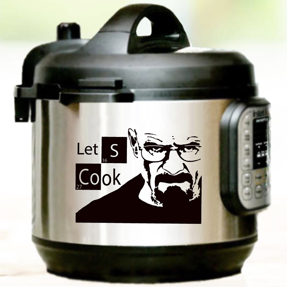 Instant Pot Pressure Cooker - Instant Pot Vinyl Sticker, Kitchen Lets