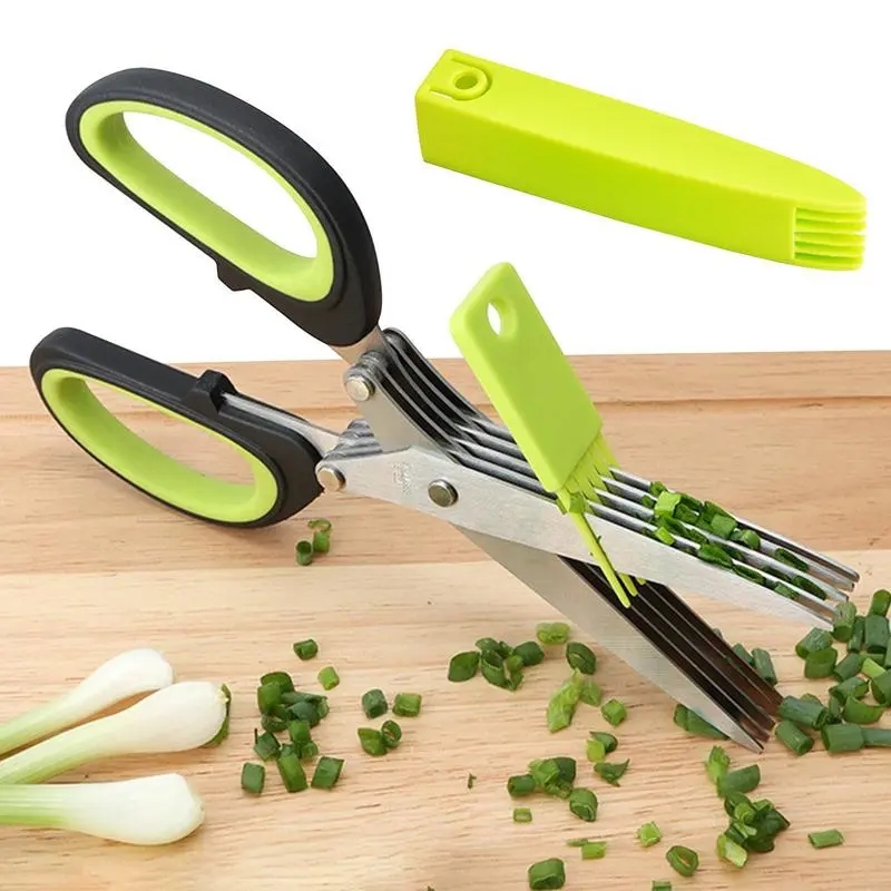 Kitchen Appliances Green - Multi-Layer Scissor Stainless Steel Kitchen Scissor