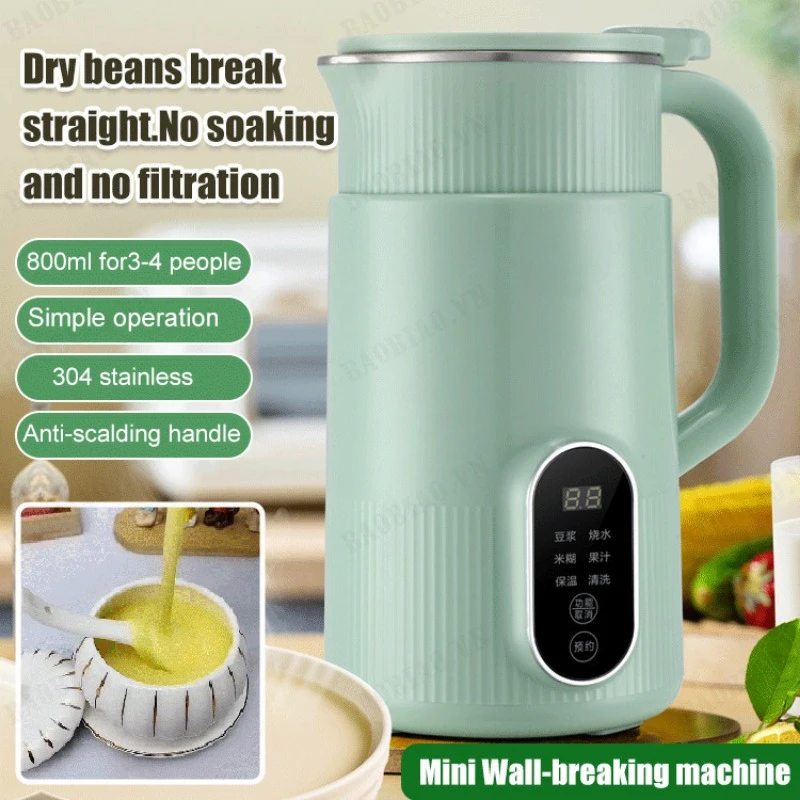 Soy Milk Maker - 800ml Soy Milk Maker Multifunctional Wall