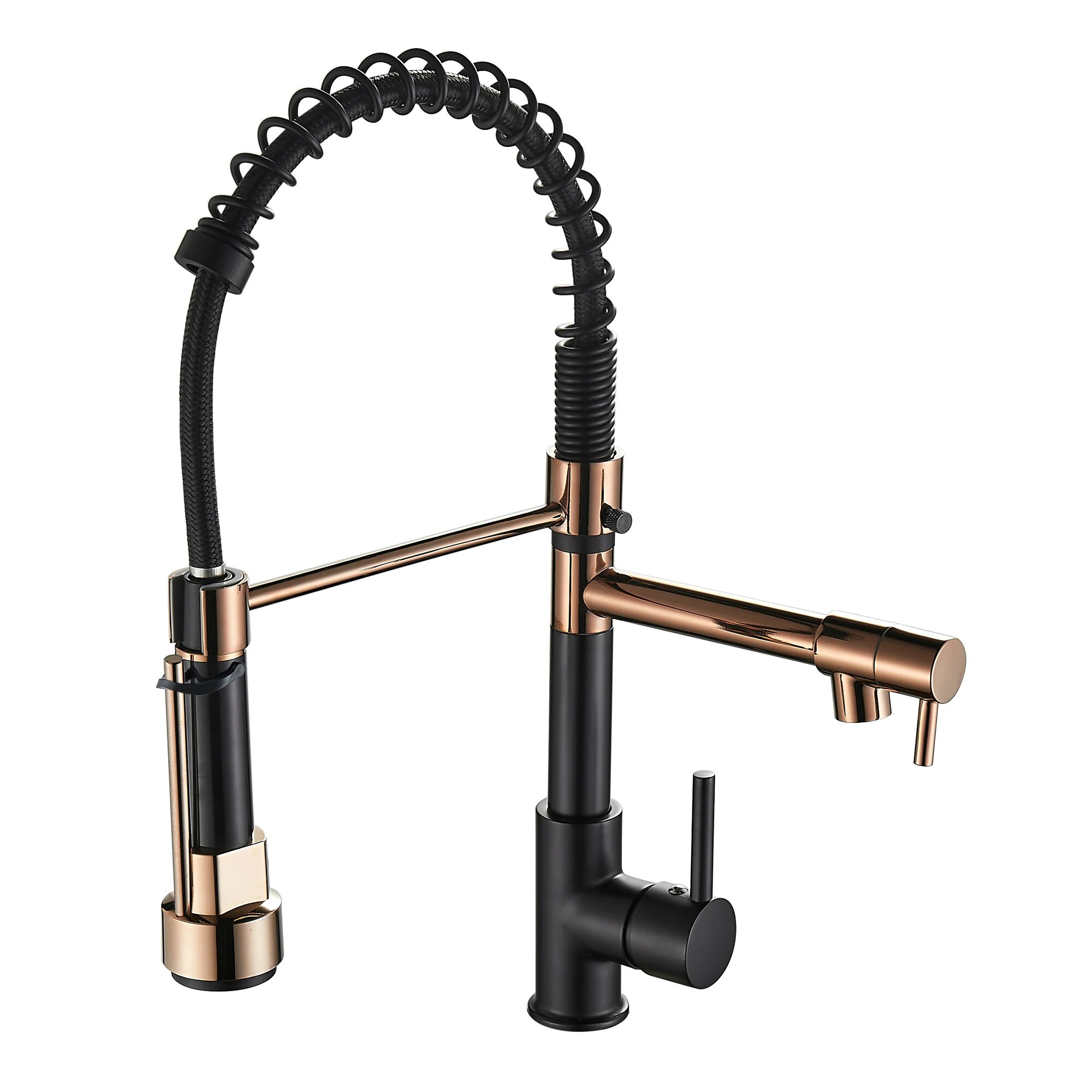 Kitchen Appliances White - Kitchen Faucet with Pull Down Sprayer