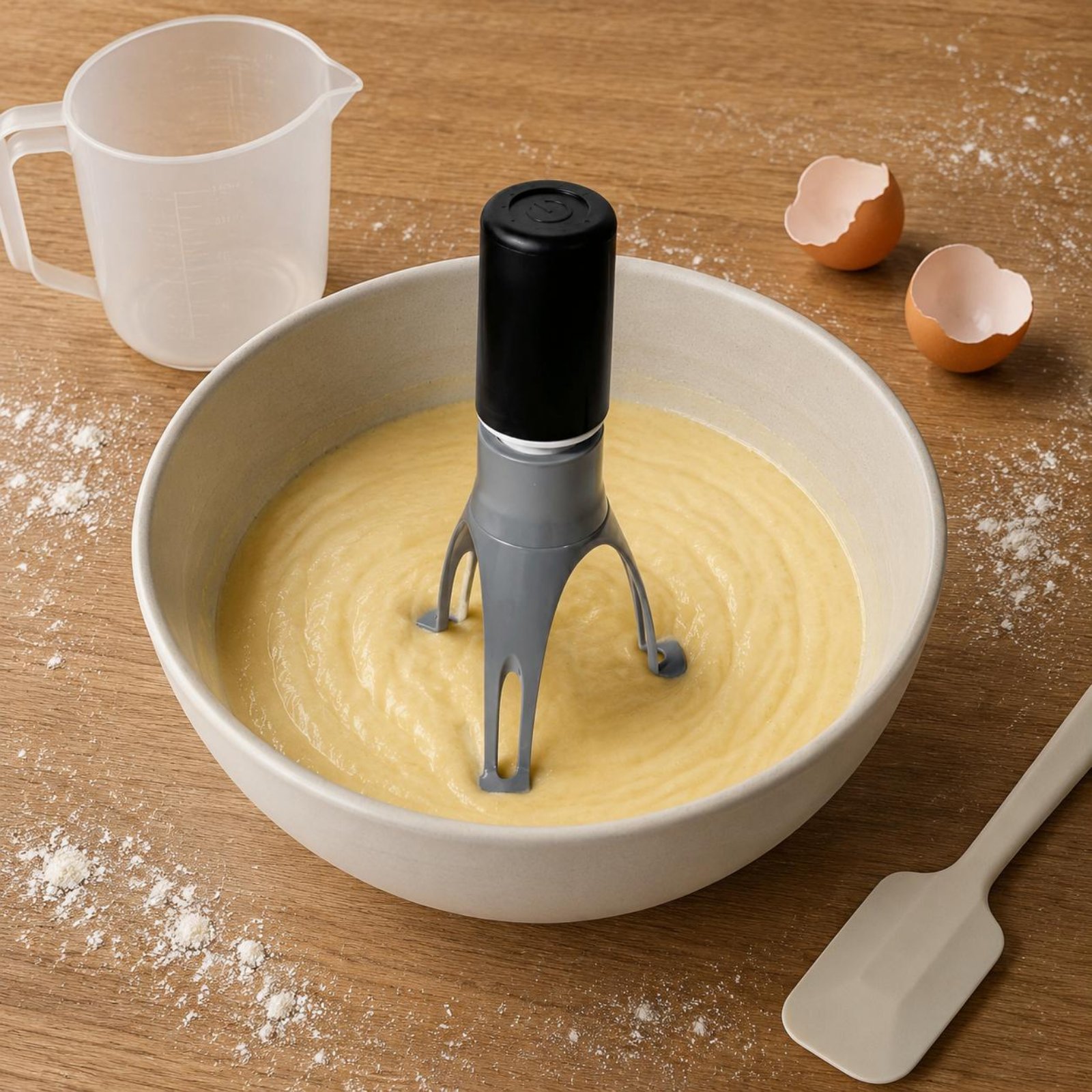 Kitchen Appliances Unit - Automatic Triangle Stirrer - Hands-Free Electric