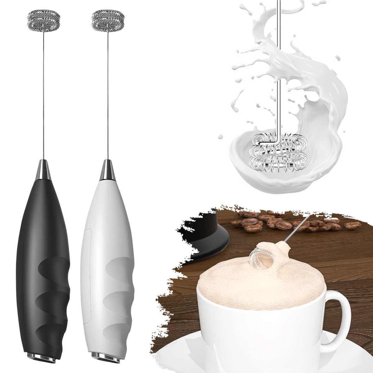 Kitchen Appliances Unit - Coffee Electric Milk Frother Electric Whisk