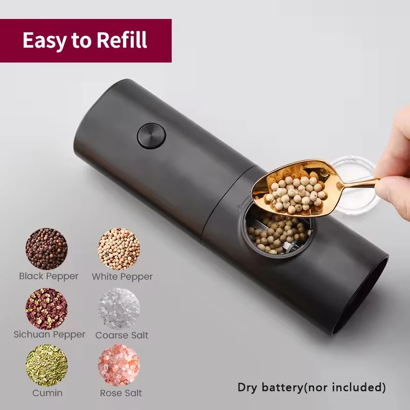 Kitchen Appliances Set - Electric Automatic Salt and Pepper Grinder