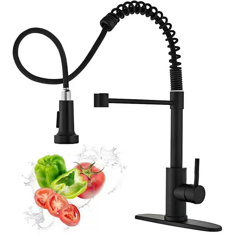 Kitchen Appliances White - Stainless steel kitchen faucet single hole