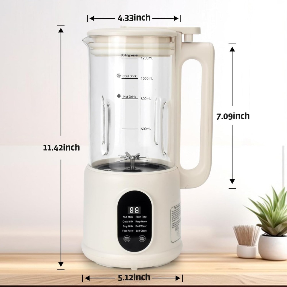 40 Oz Automatic Plant Milk Mak - Soy Milk Maker ulasan dan harga