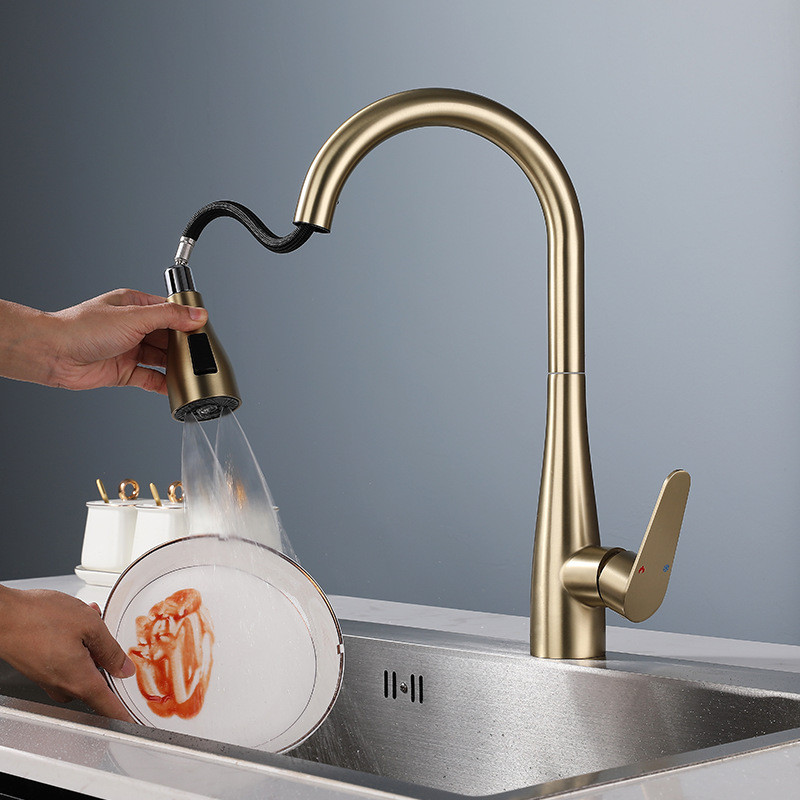Brushed Gold Pull Out Kitchen  - Kitchen Appliances White ulasan dan harga