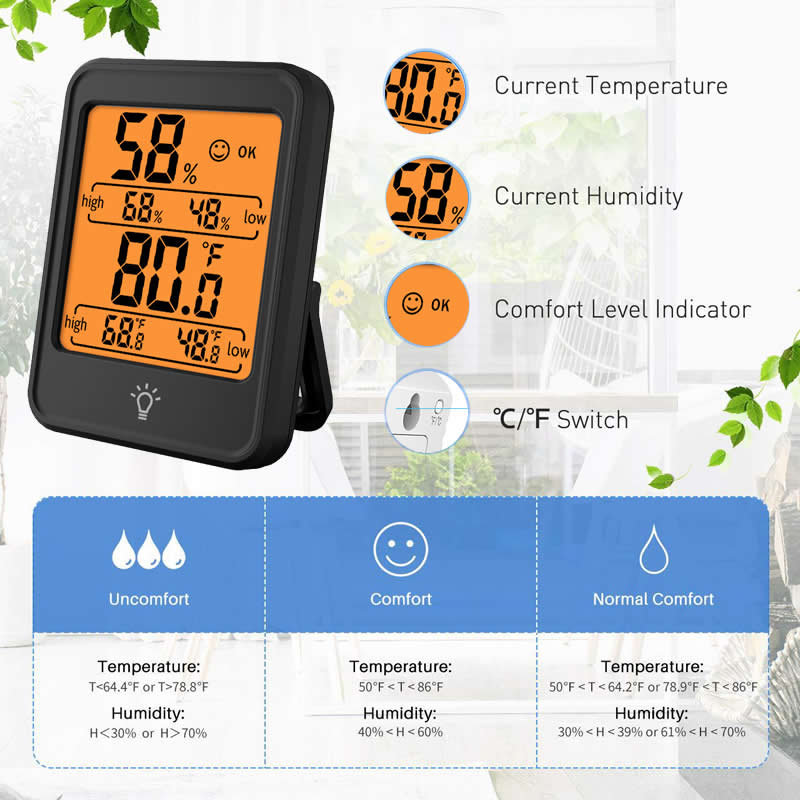 Indoor Digital Temperature Hum - Kitchen Appliances Video ulasan dan harga