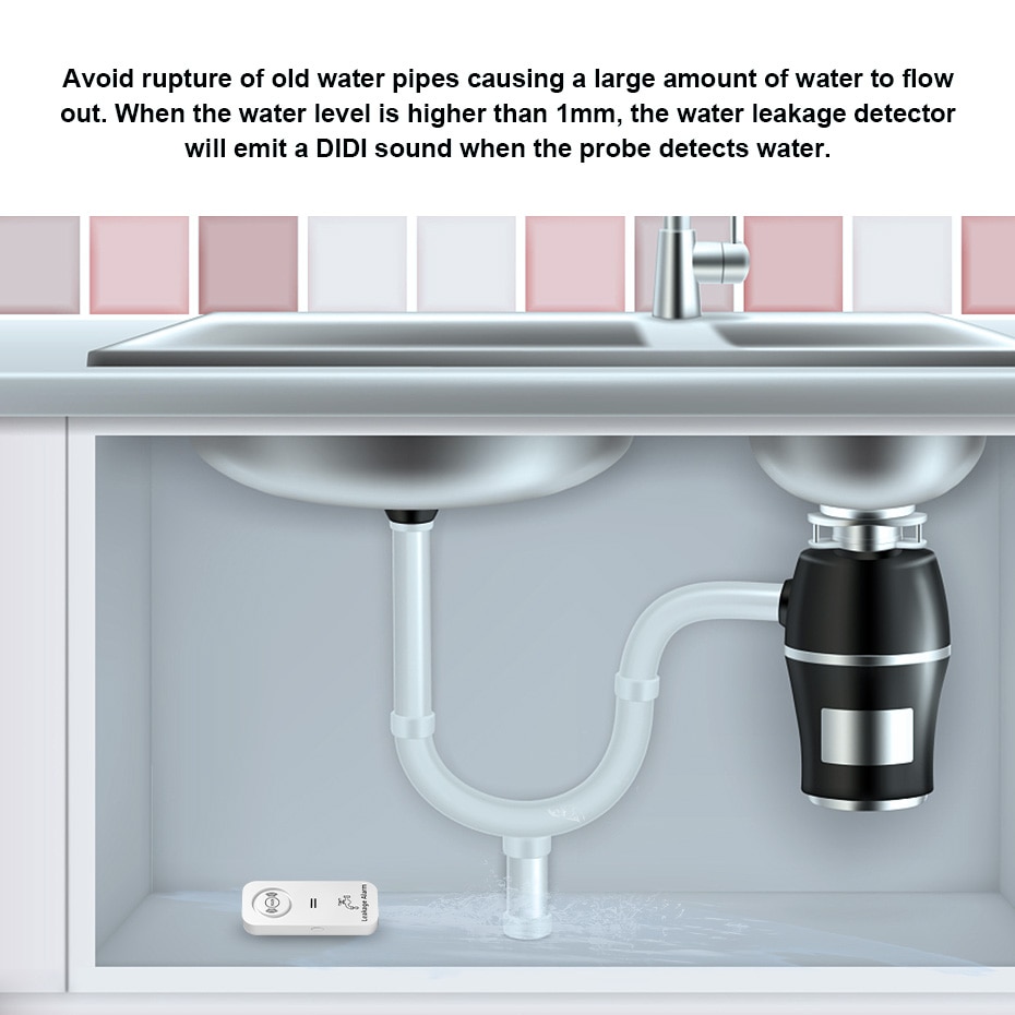 KERUI Wireless Water Sensor 90 - Kitchen Appliances Video ulasan dan harga