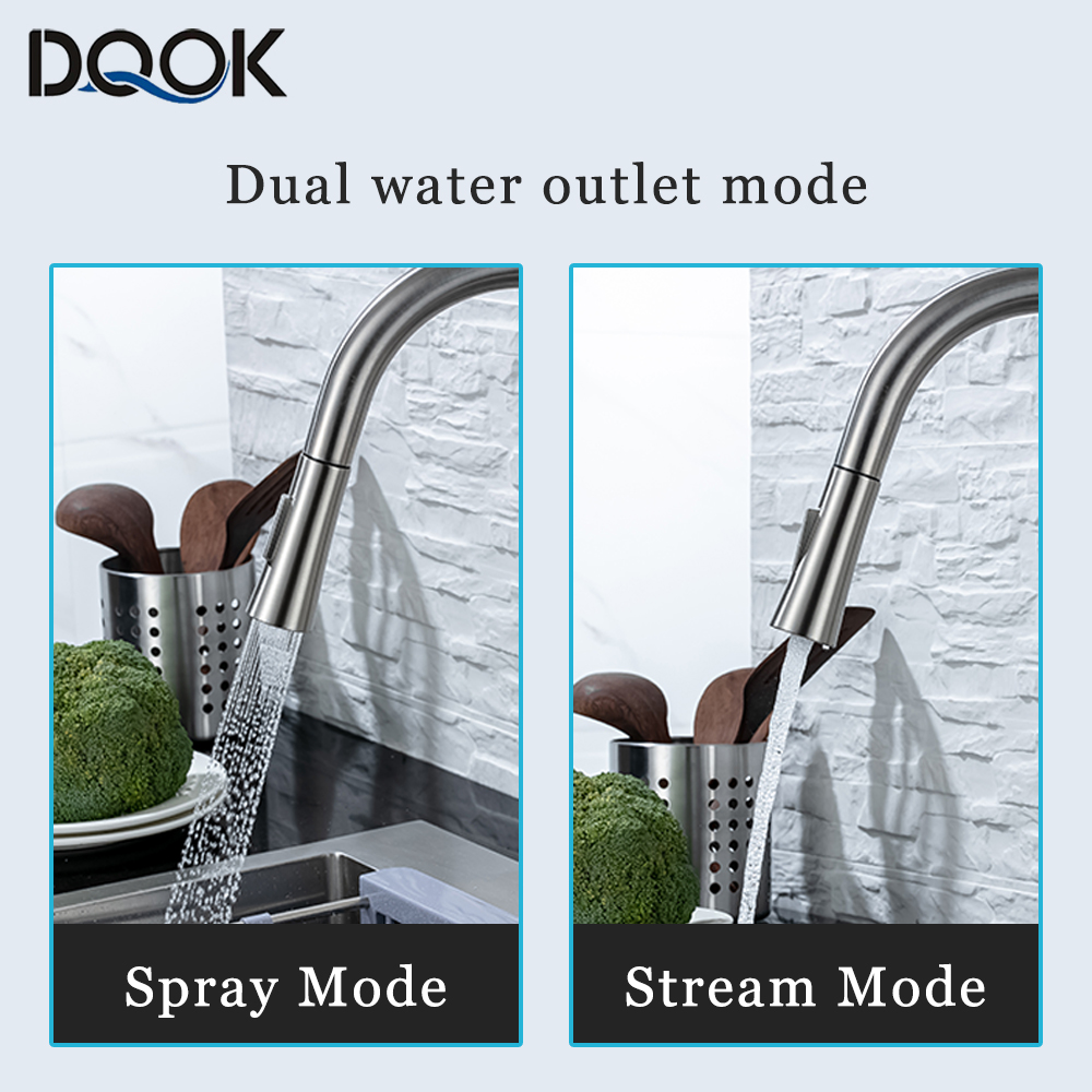 DQOK Kitchen Faucet Pull Out   - Kitchen Appliances White ulasan dan harga