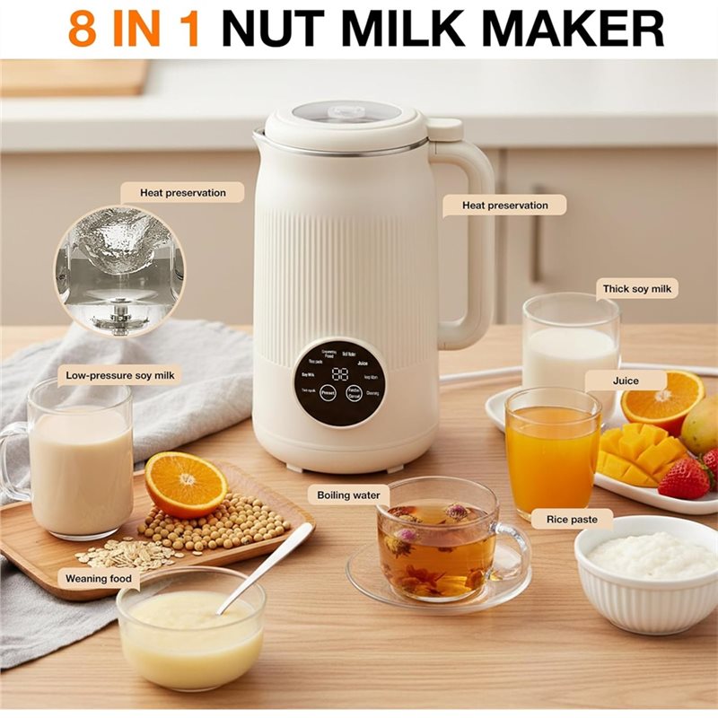 【PASSIONE 】Soy Milk Maker 40Oz - Soy Milk Maker ulasan dan harga