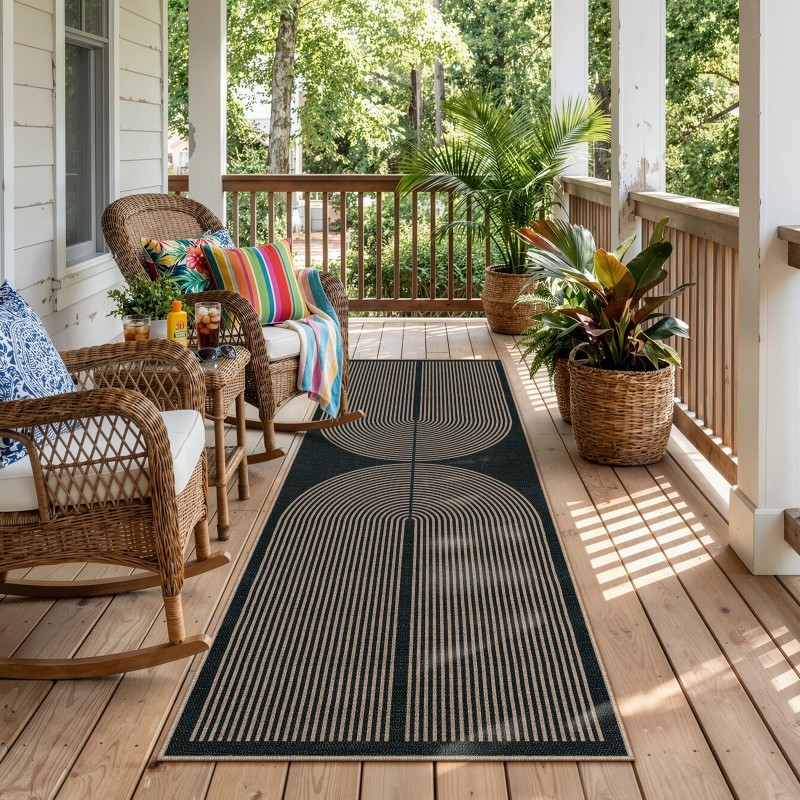 Art Deco Runner Rug Green Back - Kitchen Appliances Green ulasan dan harga