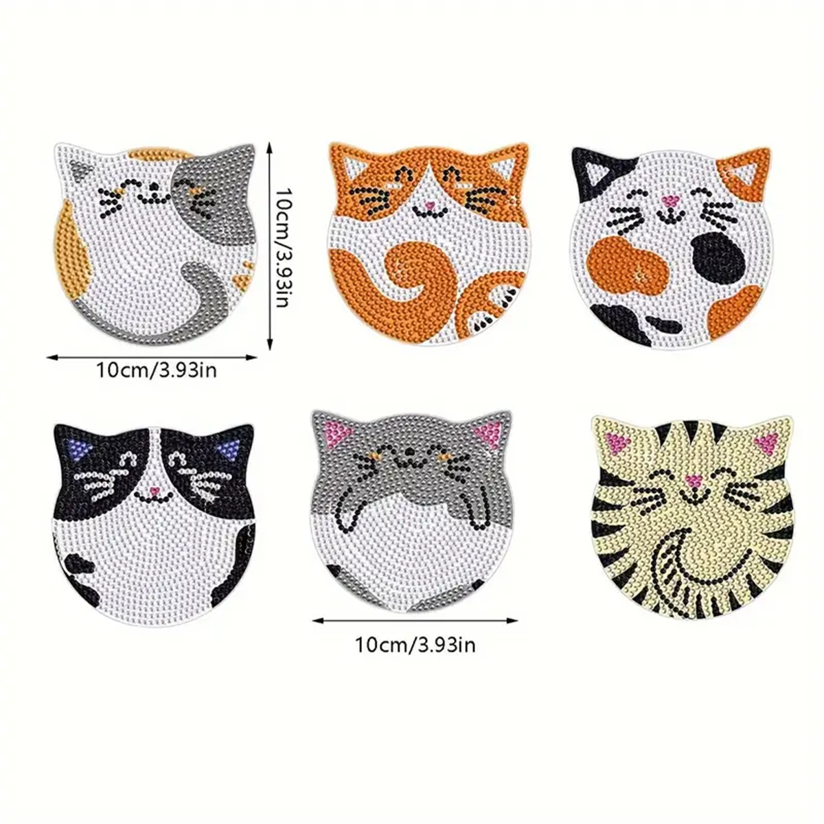 6 Pieces/set DIY Cat Rhineston - Kitchen Appliances Set ulasan dan harga