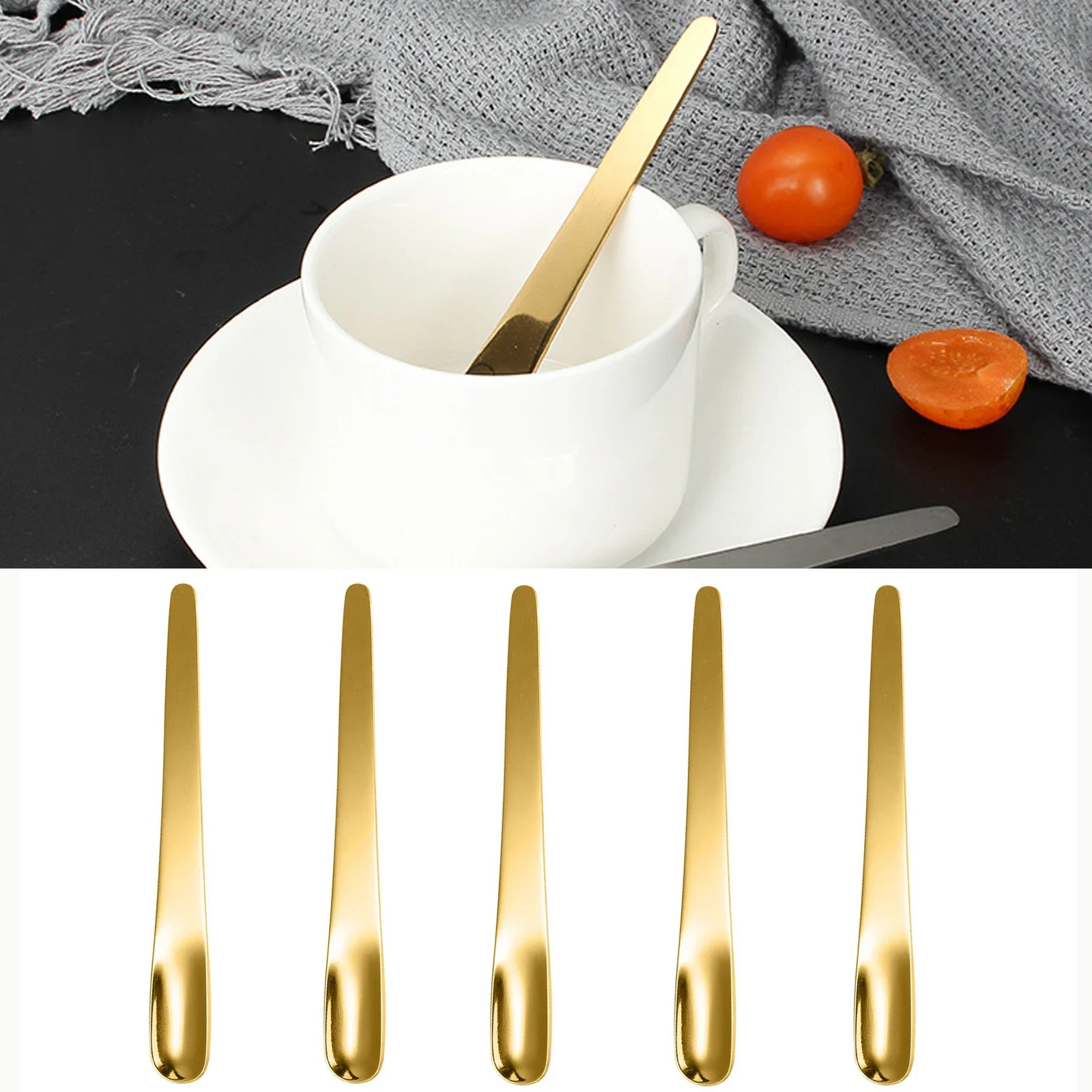 5PCS Coffee Spoon Stainless St - Kitchen Appliances Unit ulasan dan harga