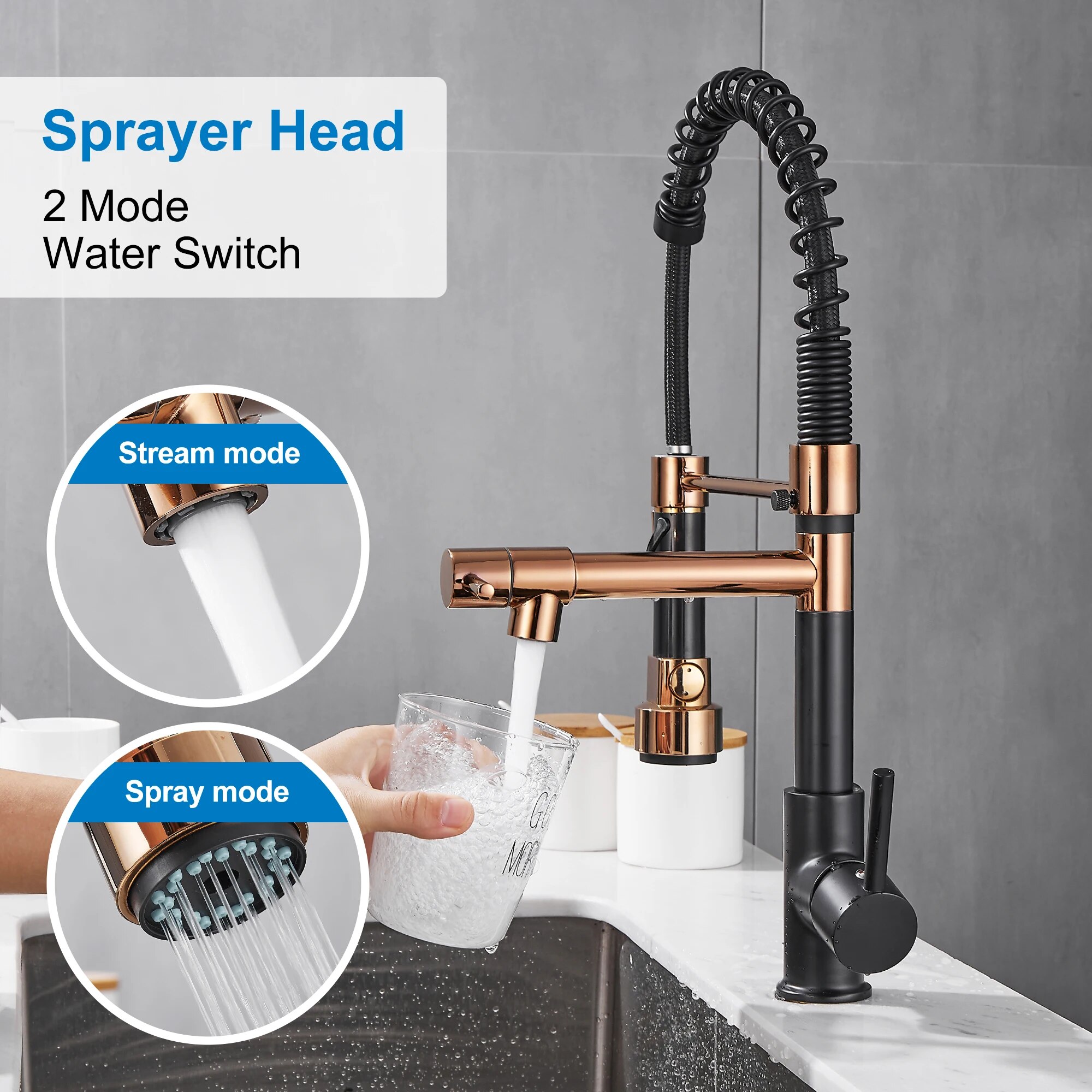 Kitchen Faucet with Pull Down  - Kitchen Appliances White ulasan dan harga