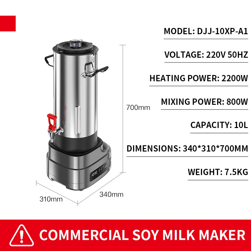 6/10L Commercial Fully Automat - Soy Milk Maker ulasan dan harga