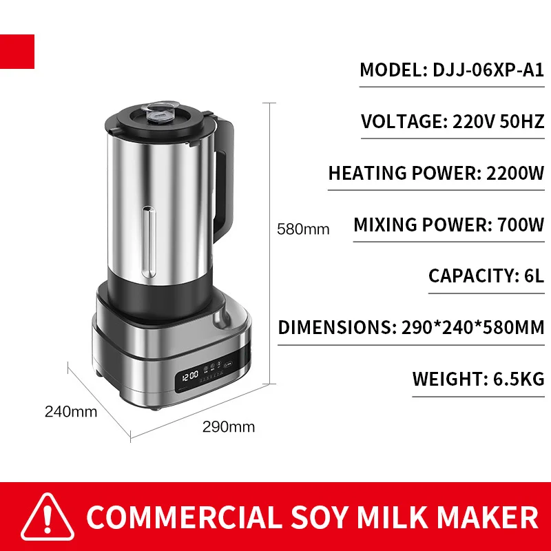 6/10L Commercial Fully Automat - Soy Milk Maker ulasan dan harga