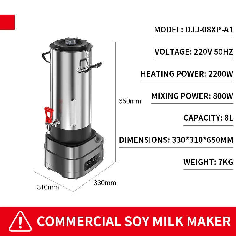 6/10L Commercial Fully Automat - Soy Milk Maker ulasan dan harga