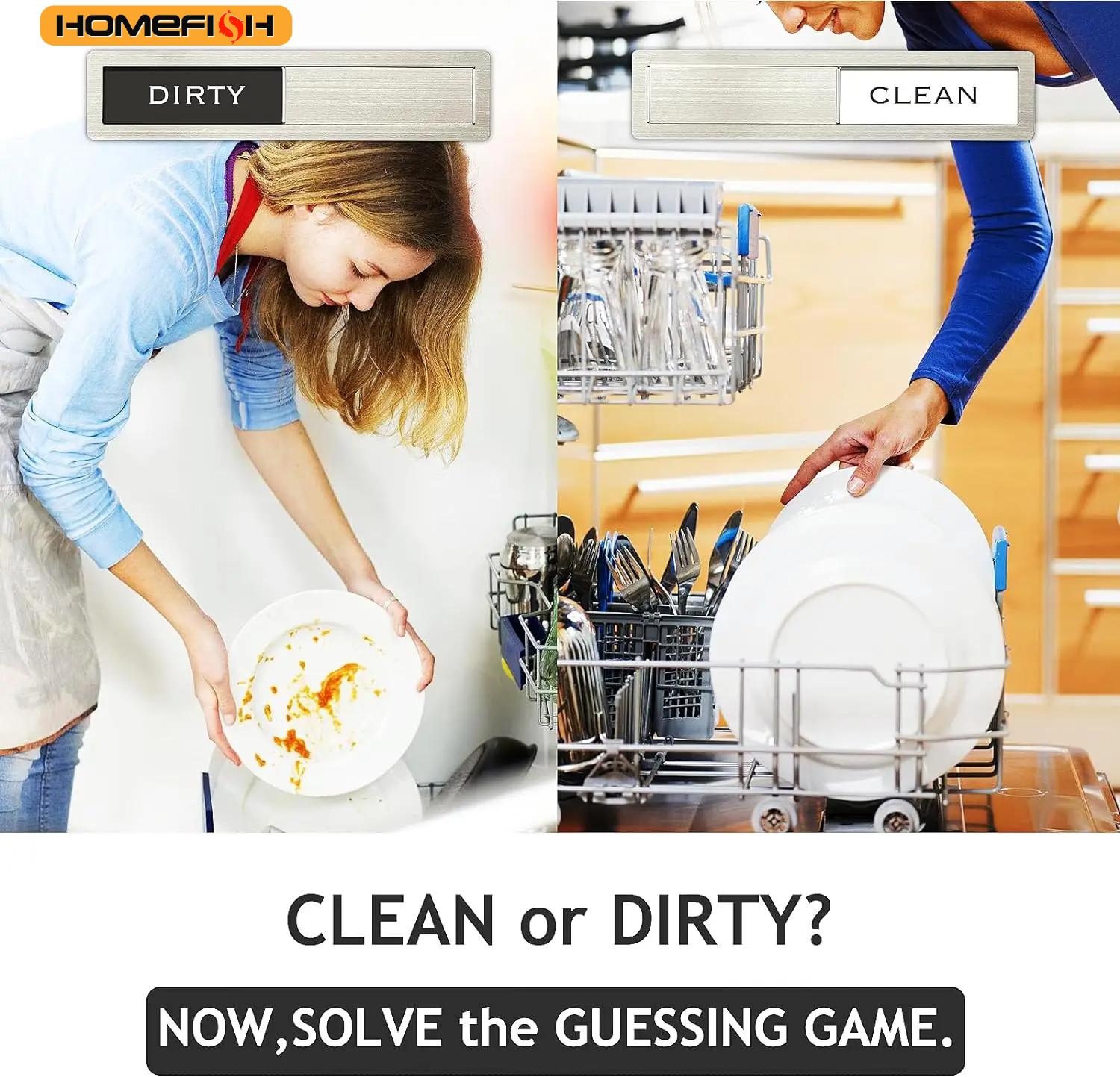 Dishwasher Magnet Clean Dirty  - Kitchen Appliances White ulasan dan harga