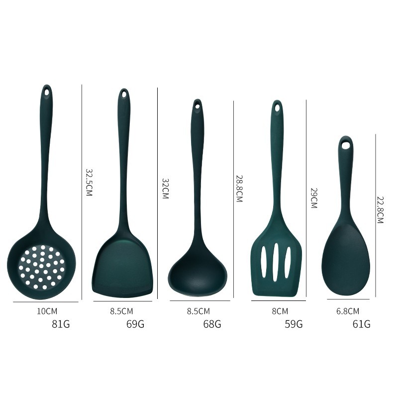 5Pcs Food Grade Silicone Kitch - Kitchen Appliances Green ulasan dan harga