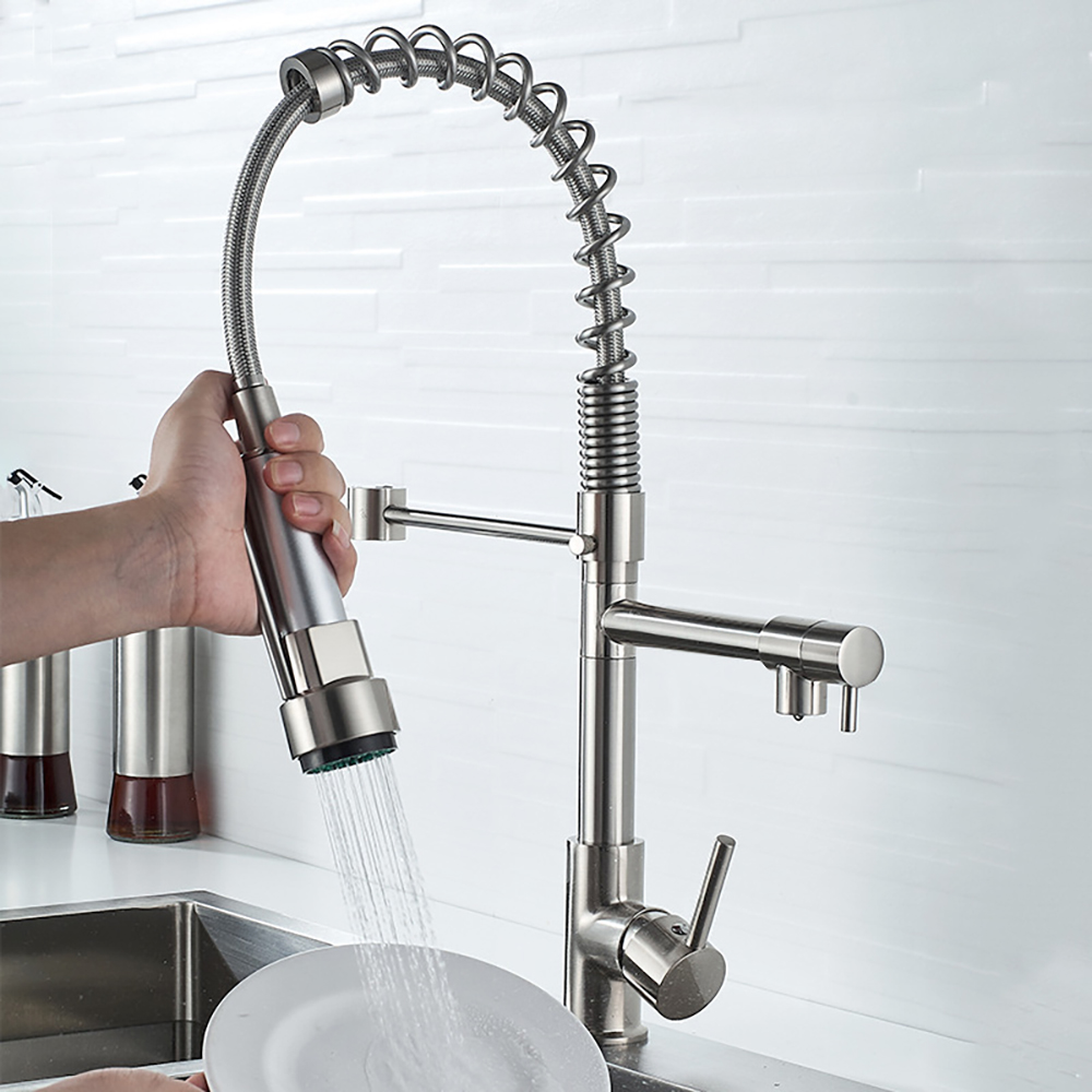 DQOK Black Brushed Spring Pull - Kitchen Appliances White ulasan dan harga