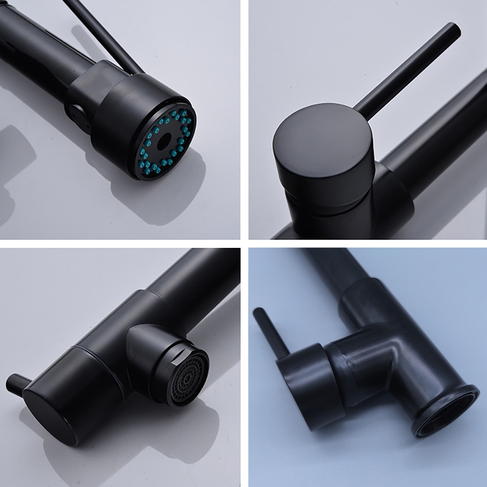 DQOK Black Brushed Spring Pull - Kitchen Appliances White ulasan dan harga
