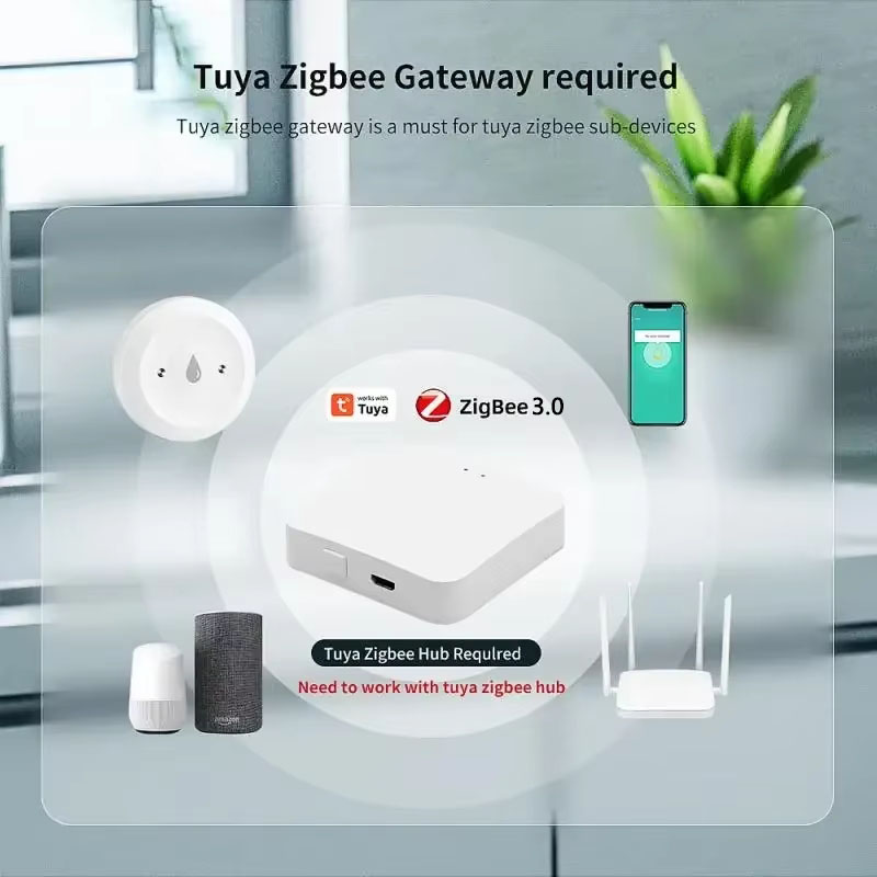 Tuya ZigBee 3.0 Water Leak Det - Kitchen Appliances Video ulasan dan harga