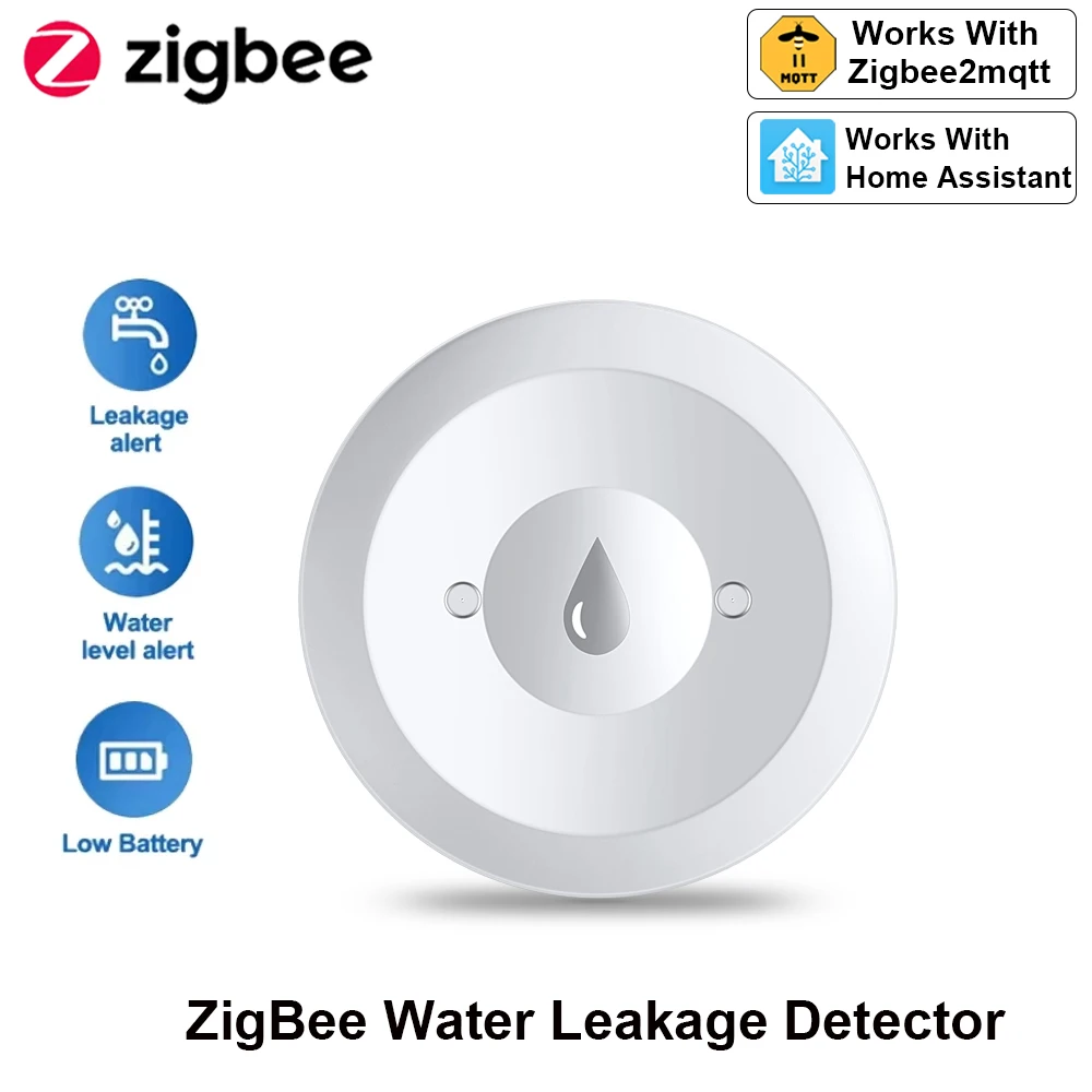 Zigbee Water Sensor Flood Leak - Kitchen Appliances Video ulasan dan harga