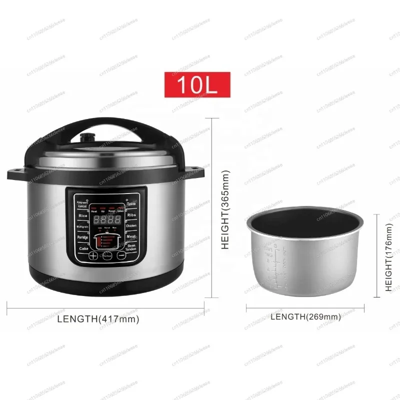 10L Stainless Steel Electric P - Instant Pot Pressure Cooker ulasan dan harga