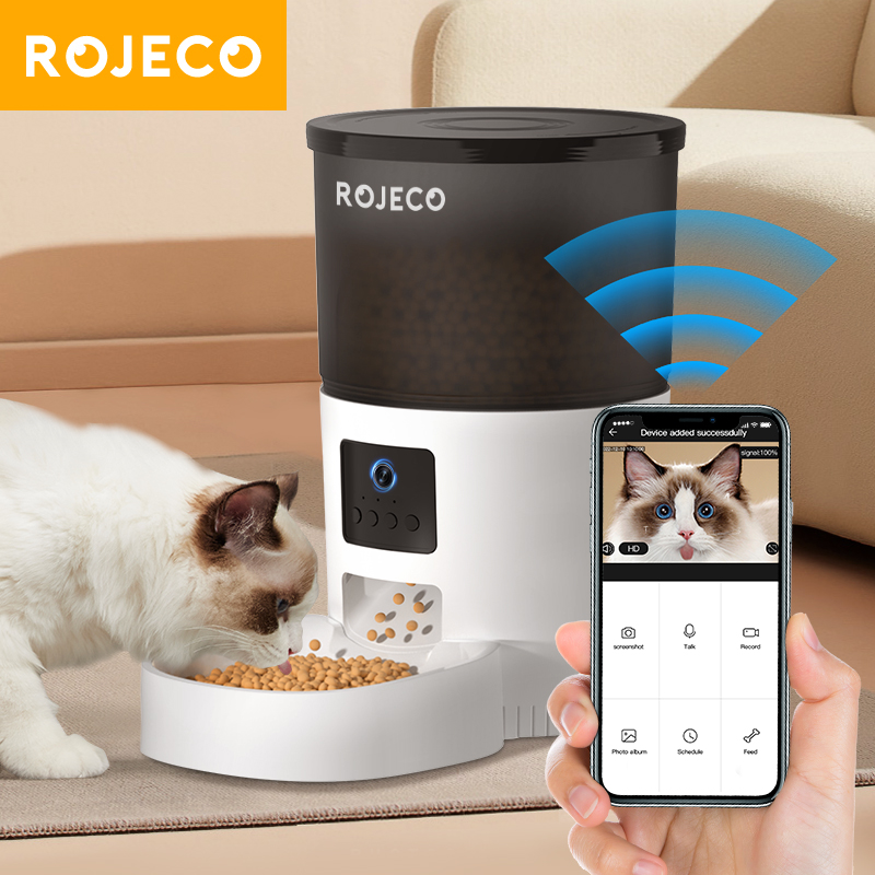 ROJECO Automatic Cat Feeder Wi - Kitchen Appliances Video ulasan dan harga
