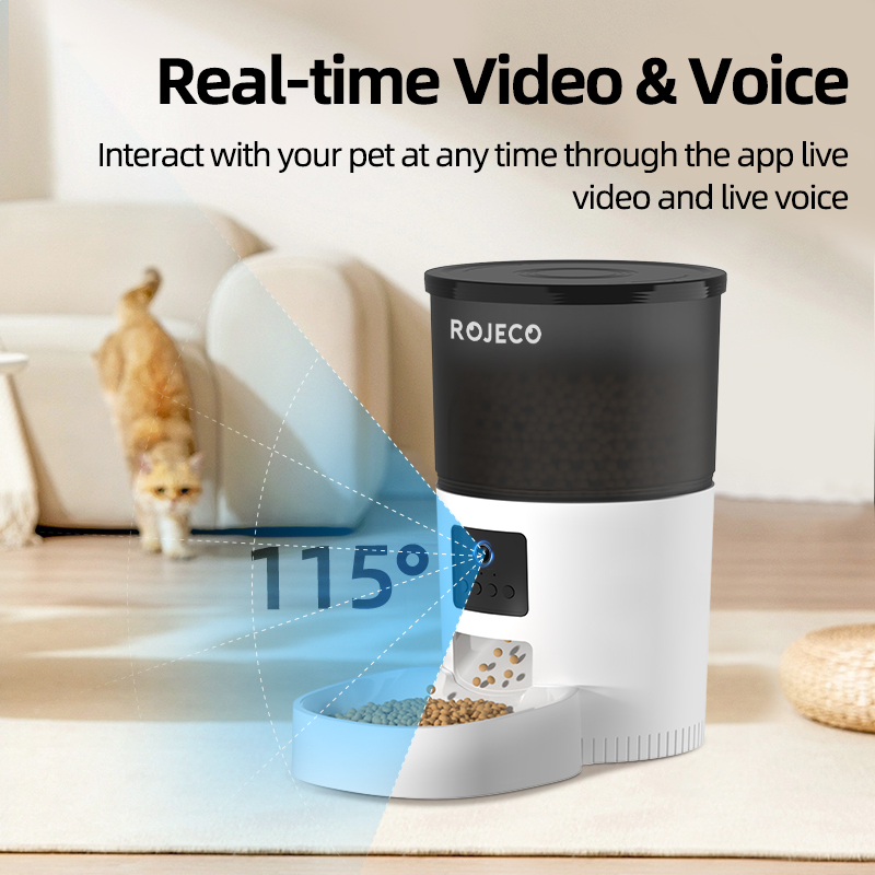 ROJECO Automatic Cat Feeder Wi - Kitchen Appliances Video ulasan dan harga