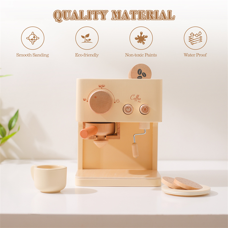 Kids Wooden Montessori Toy Set - Kitchen Appliances Set ulasan dan harga